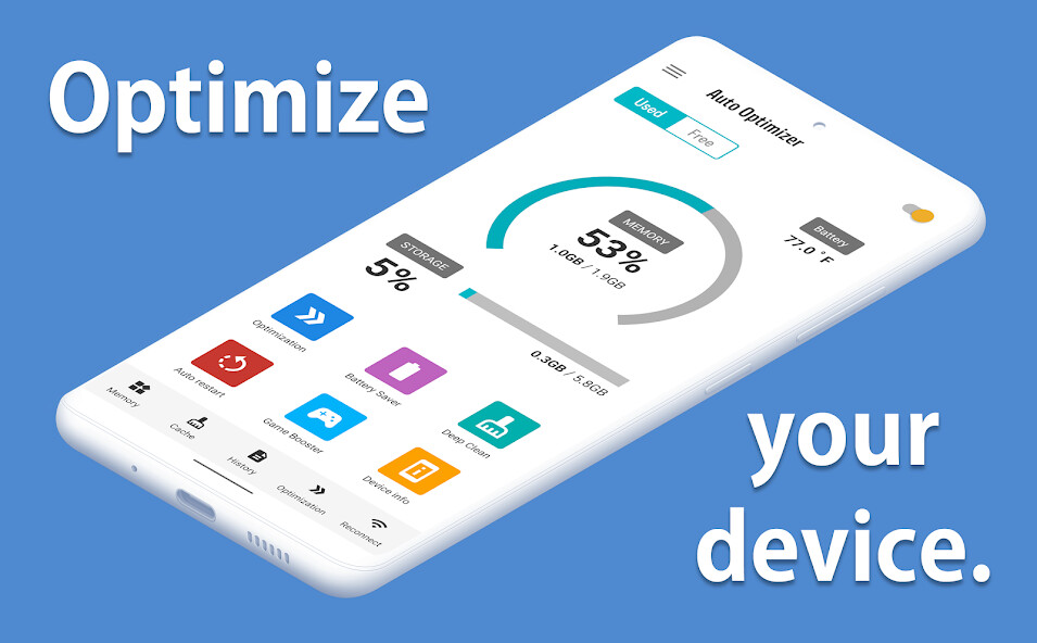 Run android online APK Auto Optimizer [Trial] from MyAndroid or emulate Auto Optimizer [Trial] using MyAndroid
